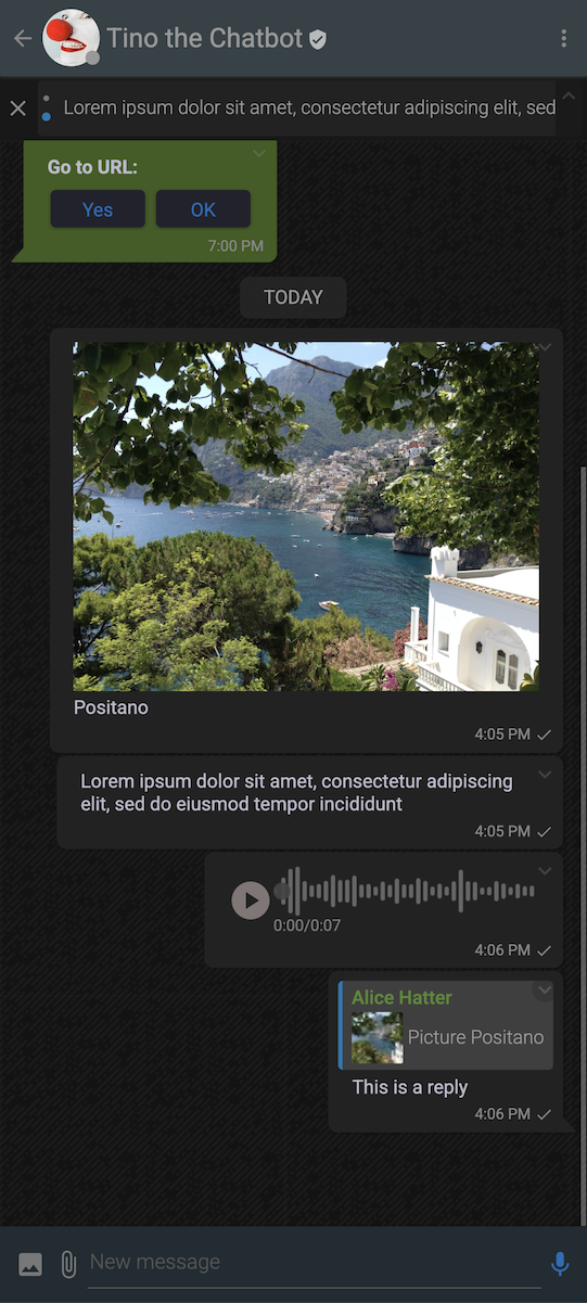 Mobile web: chat dark mode